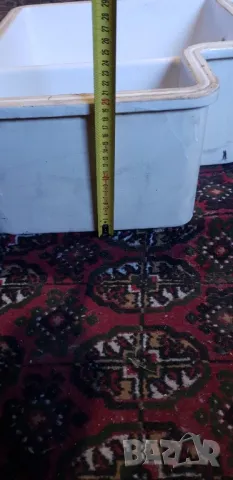 бяла керамична мифка с 2 отделения, снимка 4 - Аксесоари за кухня - 47671709