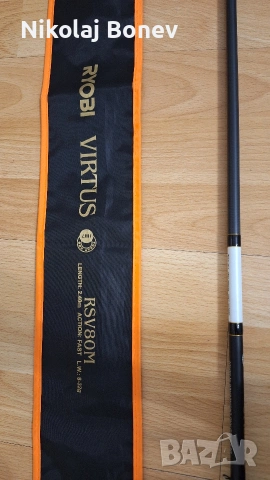 спининг въдица Ryobi virtus 2.40см. тест 8-32гр., снимка 2 - Въдици - 53685327