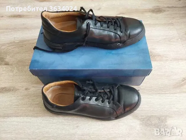 Кожени обувки черни