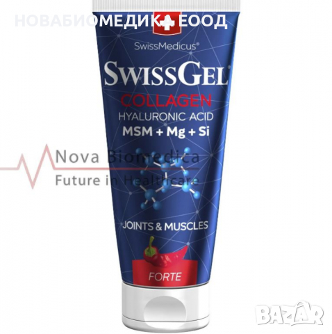 Swiss Gel collagen Forte - Warming - загряващ крем с колаген - 200мл., снимка 1 - Козметика за тяло - 36139212