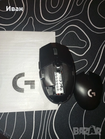 !!НОВА!!МИШКА LOGITECH G304 безжична черна, снимка 4 - Клавиатури и мишки - 53432770
