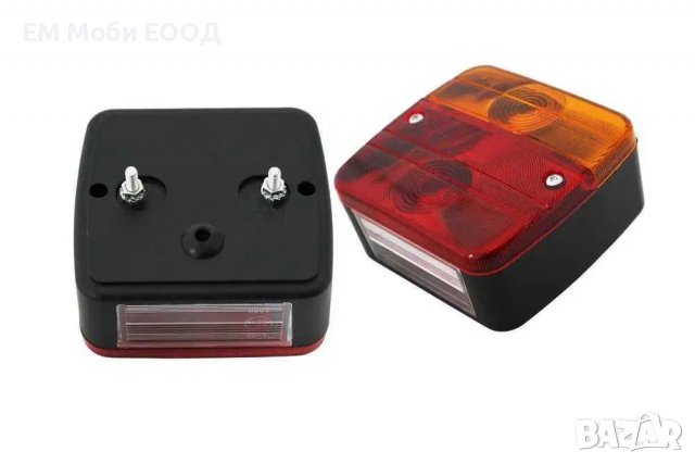 Комплект Стоп за Ремарке с 2бр. Крушки за Камион Караванa Платформа, снимка 2 - Аксесоари и консумативи - 38837690