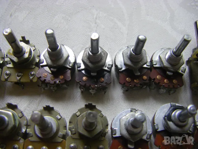 Руски потенциометри СП3-4а/0.25Вт и СП3-4б/0.25Вт, снимка 5 - Друга електроника - 47563804