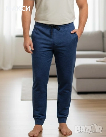 Мъжко чудесно еластично долнище с полар отвътре, ластична талия+ кор.вързалка отвътре, 2 бр страничн