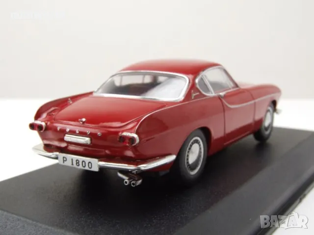 Volvo P1800 1961 - мащаб 1:43 на Norev моделът е нов в PVC дисплей-кейс, снимка 2 - Колекции - 49553597