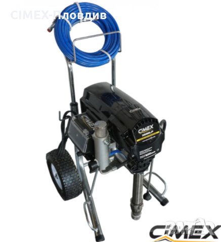 Машина за пръскане на шпакловка и безвъздушно боядисване Cimex TPS 85.230i-DUO, снимка 2 - Други машини и части - 34347085