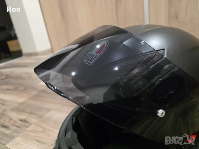 Каска AGV K1 S Matt Black (E2206) + тъмен визьор, снимка 3 - Аксесоари и консумативи - 55774624