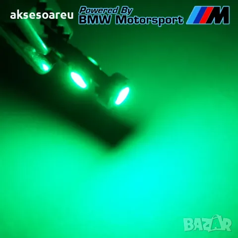 Супер ярка T5 Led крушка 3 и 5 SMD 3030 светлина Т5 Лампа за табло на кола габарит 12V Супер ярки ла, снимка 5 - Аксесоари и консумативи - 47892112