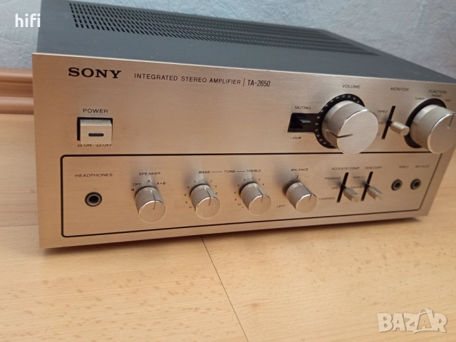 Стерео усилвател Sony TA-2650, снимка 4 - Ресийвъри, усилватели, смесителни пултове - 52229341