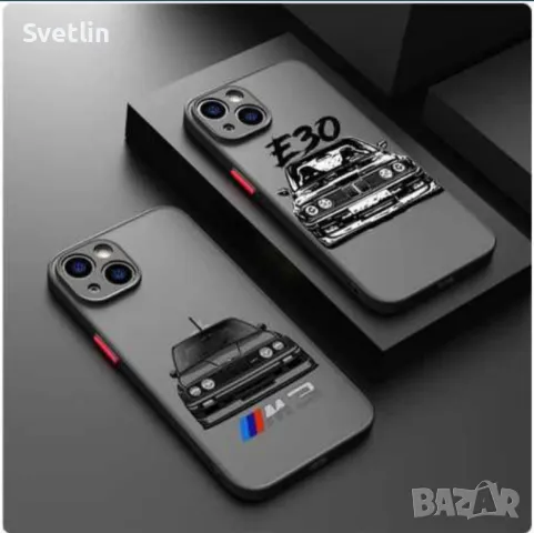 iphone калъфи различни видове с дизайн на bmw, снимка 1