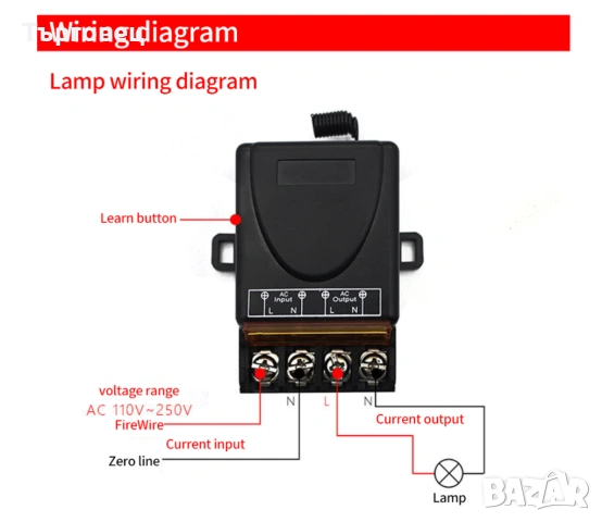 Дистанционно управление за водна помпа 15A / 240V - макс. 3600W, снимка 4 - Градинска техника - 46375340