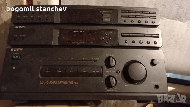 Уредба SONY LBT- D359  2 касетен дек и CD , снимка 2 - Ресийвъри, усилватели, смесителни пултове - 35710264