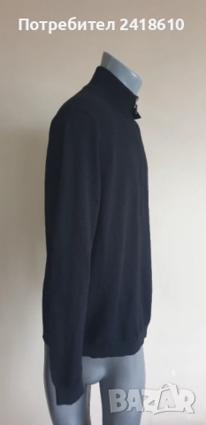 Hugo Boss Momemntum - X _QZ Cardigan Merino Knitted Half Zip Mens Size L НОВО! ОРИГИНАЛ! Мъжка Вълне, снимка 14 - Пуловери - 53021898
