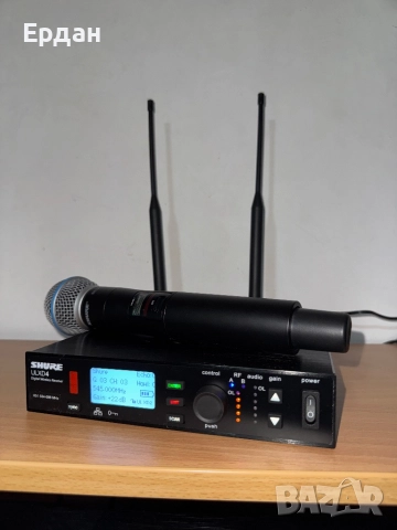 Shure ULXD4 Beta-58a H51, снимка 2 - Микрофони - 52405611