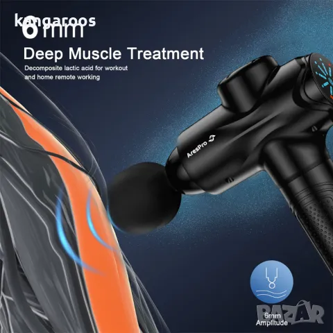 Масажен пистолет AresPro XG10, снимка 6 - Масажори - 47612857