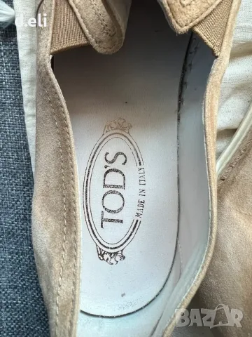 TOD'S Original Size 41 100% Кожа Два вида италиански обувки , снимка 7 - Дамски ежедневни обувки - 55936202