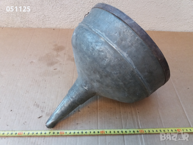 кована бакърена фуния, медна , снимка 8 - Антикварни и старинни предмети - 36222933