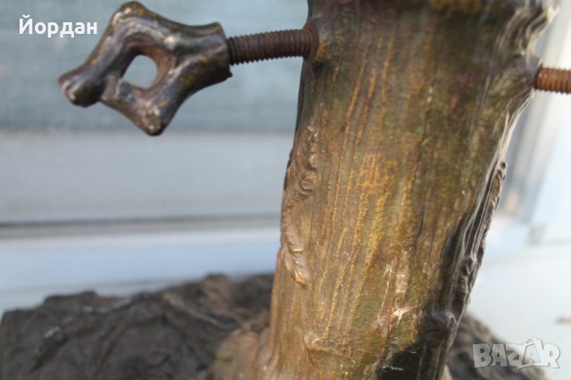 Чугунена стойка за елха 1920 г., снимка 4 - Антикварни и старинни предмети - 41726905