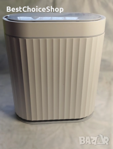 Автоматичен сензорен кош 8L смарт с капак – водоустойчив, снимка 2 - Друга електроника - 53700045