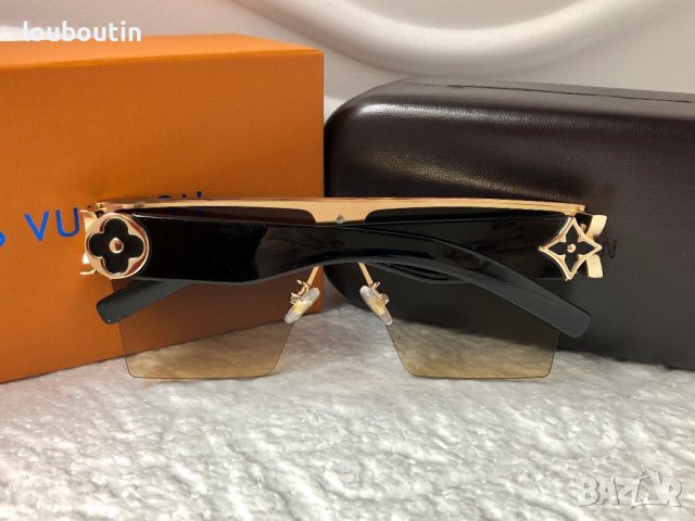 -22 % разпродажба Louis Vuitton 2023 висок клас дамски слънчеви очила маска Мъжки Унисекс, снимка 9 - Слънчеви и диоптрични очила - 38978445