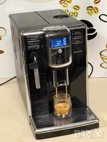 Кафемашина кафе автомат Saeco Incanto с гаранция, снимка 2 - Кафемашини - 52702172