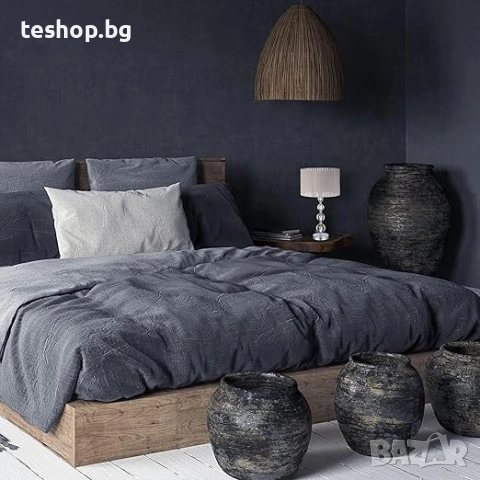 Нощна лампа Relaxdays абажур от воалирана тъкан и кристални стъклени топки, снимка 4 - Настолни лампи - 53715958