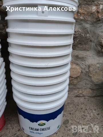 Пласмасови кофи с капак, снимка 2 - Съдове за готвене - 52078475