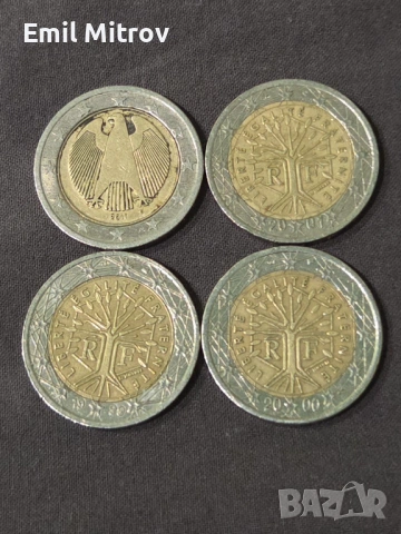Рядки 2евро монети, снимка 2 - Други - 53541894