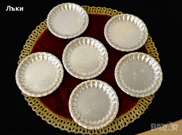 Посребрена чиния,купичка,релеф. , снимка 2 - Антикварни и старинни предмети - 36213445