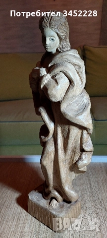 дърворезба за ценители височина 36см , снимка 3 - Декорация за дома - 52321679