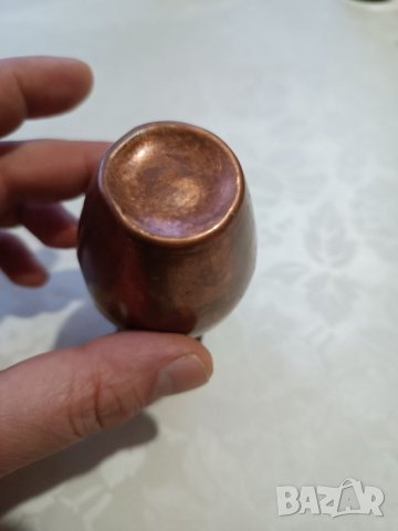 Стара ръчно изработена медна каничка, снимка 9 - Антикварни и старинни предмети - 39553890