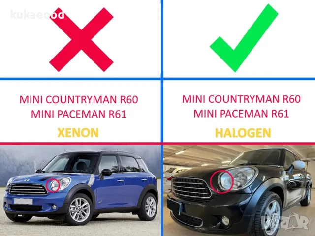 Стъкло за фар на Mini Paceman R61 - Halogen, снимка 4 - Части - 47545049