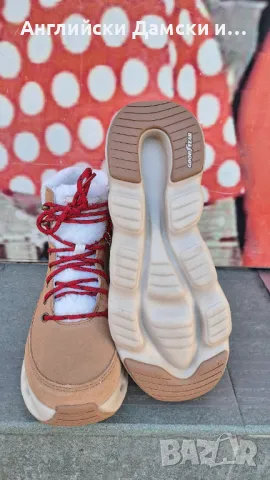 Английски дамски оригинални боти Skechers,естествена кожа , снимка 10 - Дамски боти - 48473298
