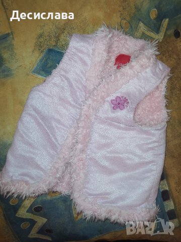Розов елек ESPRIT, снимка 1 - Бебешки якета и елеци - 42263524