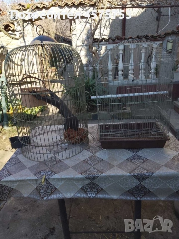 Клетки за папагали почти нови.. , снимка 2 - Папагали - 53663198