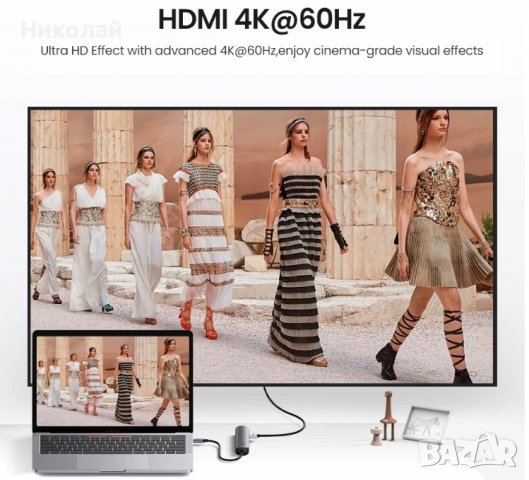 Ugreen Мултифункционален хъб, снимка 8 - Кабели и адаптери - 39028842