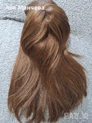 Детцка перука естествен косъм, снимка 2 - Аксесоари за коса - 53189051