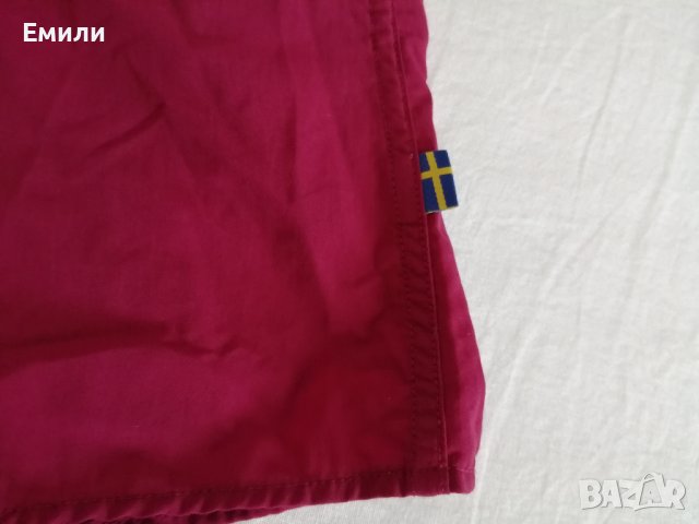Fjällräven Kånken оригинална дамска риза с къс ръкав в розов цвят р-р XL - подарък при поръчка, снимка 6 - Ризи - 41312441
