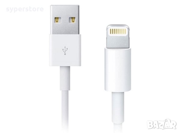 Кабел USB2.0 към Lighting 1m Бял Amplify SS001278 За iPhone 5/6/7 Cable USB -Lighting
