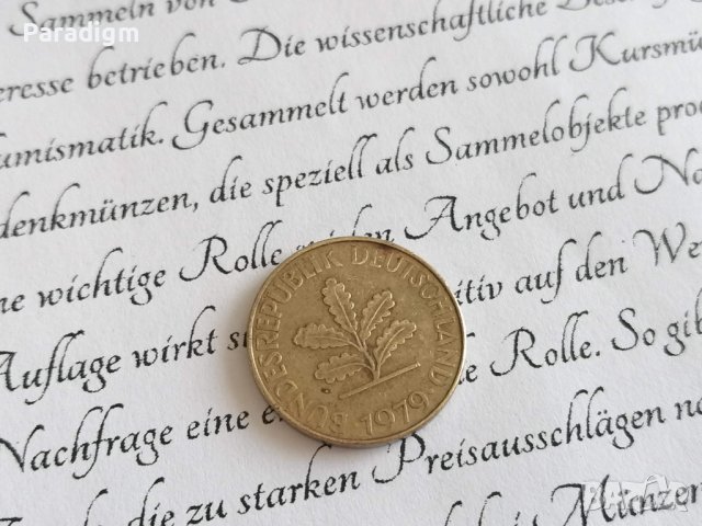 Монета - Германия - 10 пфенига | 1979г.; серия J, снимка 2 - Нумизматика и бонистика - 39115409