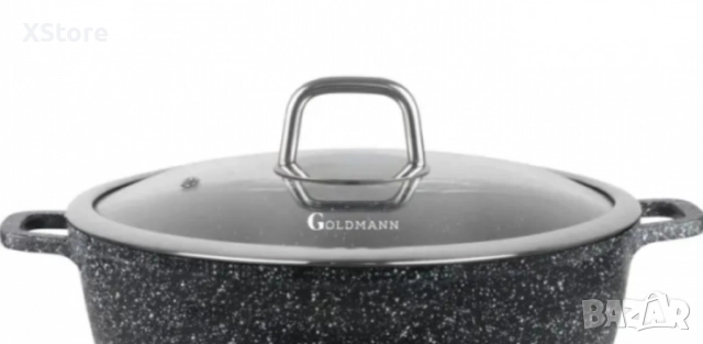 Тенджера Goldmann GM, Различни размери, Лят алуминий, Керам. покр., Индукция, снимка 6 - Съдове за готвене - 52507648