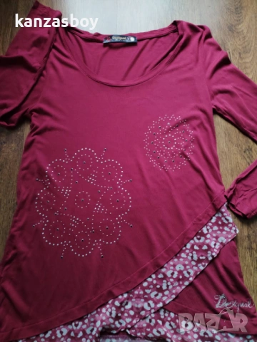 desigual - страхотна дамска блуза КАТО НОВА S, снимка 2 - Блузи с дълъг ръкав и пуловери - 53470557