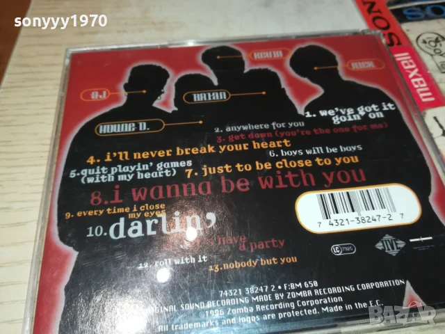 BACKSTREET BOYS CD 1308250943, снимка 12 - CD дискове - 51348364