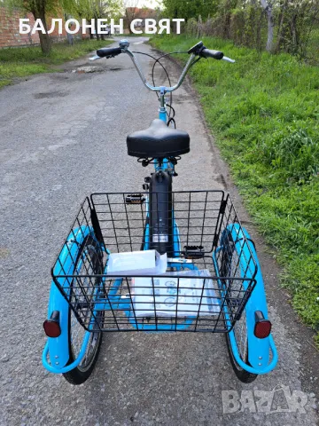 Сгъваем Нов модел e-Trike Hybrid Велосипед с три гуми Електрически Хибрид, снимка 9 - Велосипеди - 49831136