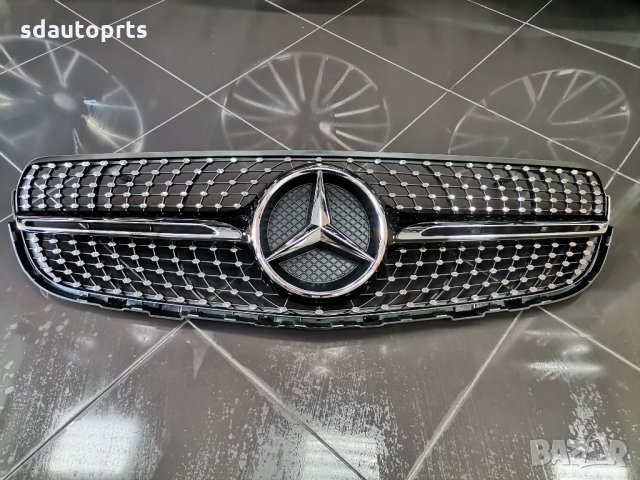 Нова AMG Централна Решетка Mercedes GLC X253 Coupe Черна Мерцедес