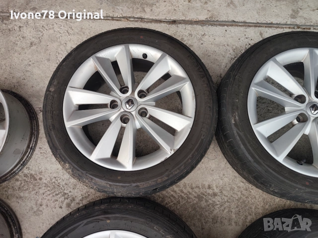 ПРОМОЦИЯ АЛУМИНИЕВИ ДЖАНТИ RENAULT  DACIA 5x114.3 17цола.Отлично състояние., снимка 4 - Гуми и джанти - 53727253