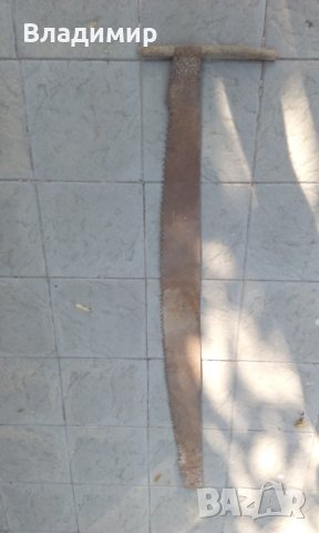 Стар ръчен трион - Жага - 2 бр.