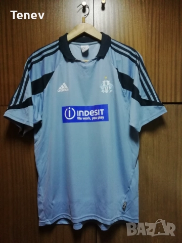 Olympique Marseille Drogba 2003 2004 Third Adidas оригинална тениска фланелка Марсилия Дрогба екип , снимка 2 - Тениски - 52807697