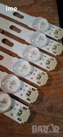 НОВ LED ПОДСВЕТ 6 броя V5DU-550DCB-R1  8 броя светодиоди 6 броя V5DU-550DCA-R1 6 броя светодиоди, снимка 3 - Части и Платки - 53296253