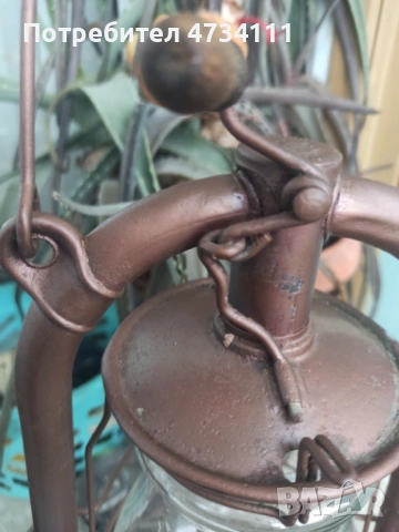 Старинен немски фенер FEUERHAND 323 vintage оригинал“, снимка 7 - Антикварни и старинни предмети - 53430421